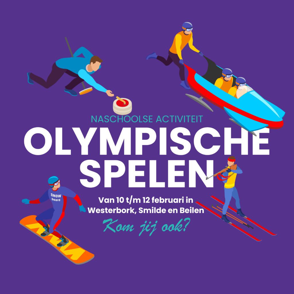 Van 10 tot en met 12 februari organiseert Lekker Leven in Midden–Drenthe een feestelijke Olympische instuif in Westerbork, Smilde en Beilen.