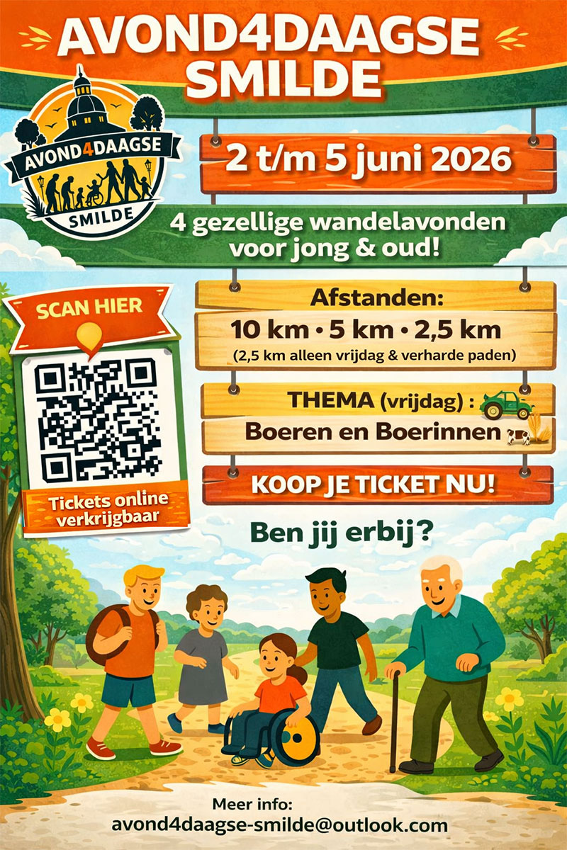 Avond4Daagse-Smilde-2026_-Poster
